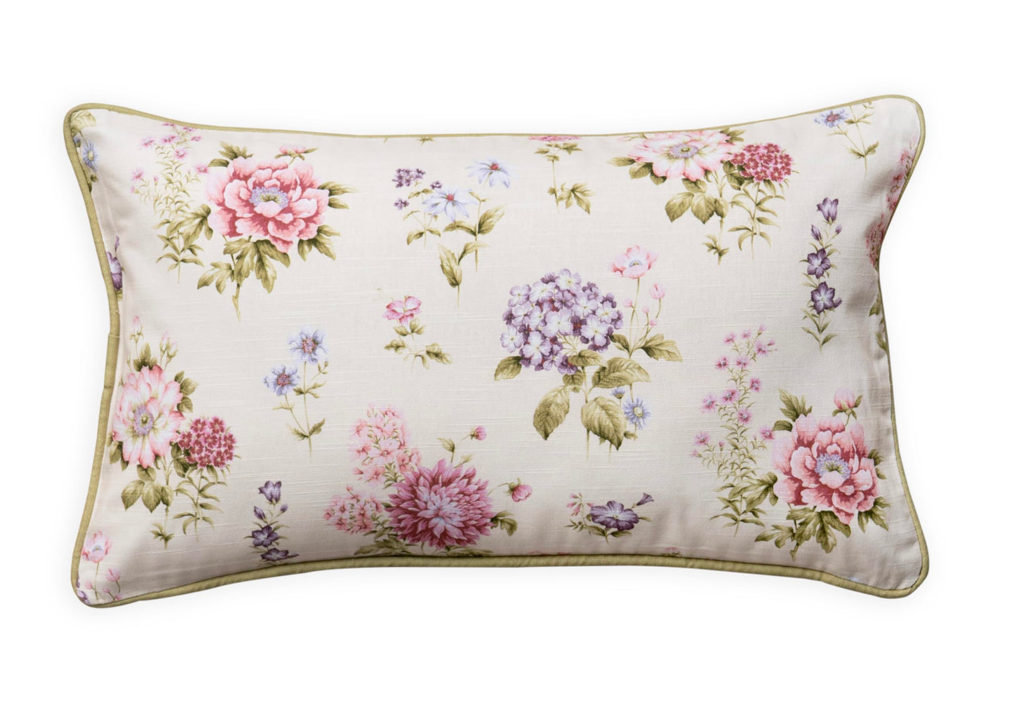 Maison d' Hermine Decorative Pillow Cover 100% Cotton, Toile Cushion Cover with Invisible Zipper for Bed, Living Room, Home Décor, Office, Sofa, The Miller - Denim - Spring/Summer (18"x18")