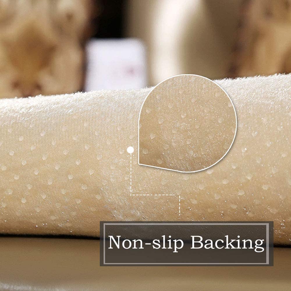 LUFEIJIASHI Luxury Couch Arm Covers,Washable Armrest Covers for Sofa,Anti Slip Recliner Chair Arm Covers Protectors for Leather Sofa Arm Cover Set of 2 (SBDB-Beige)