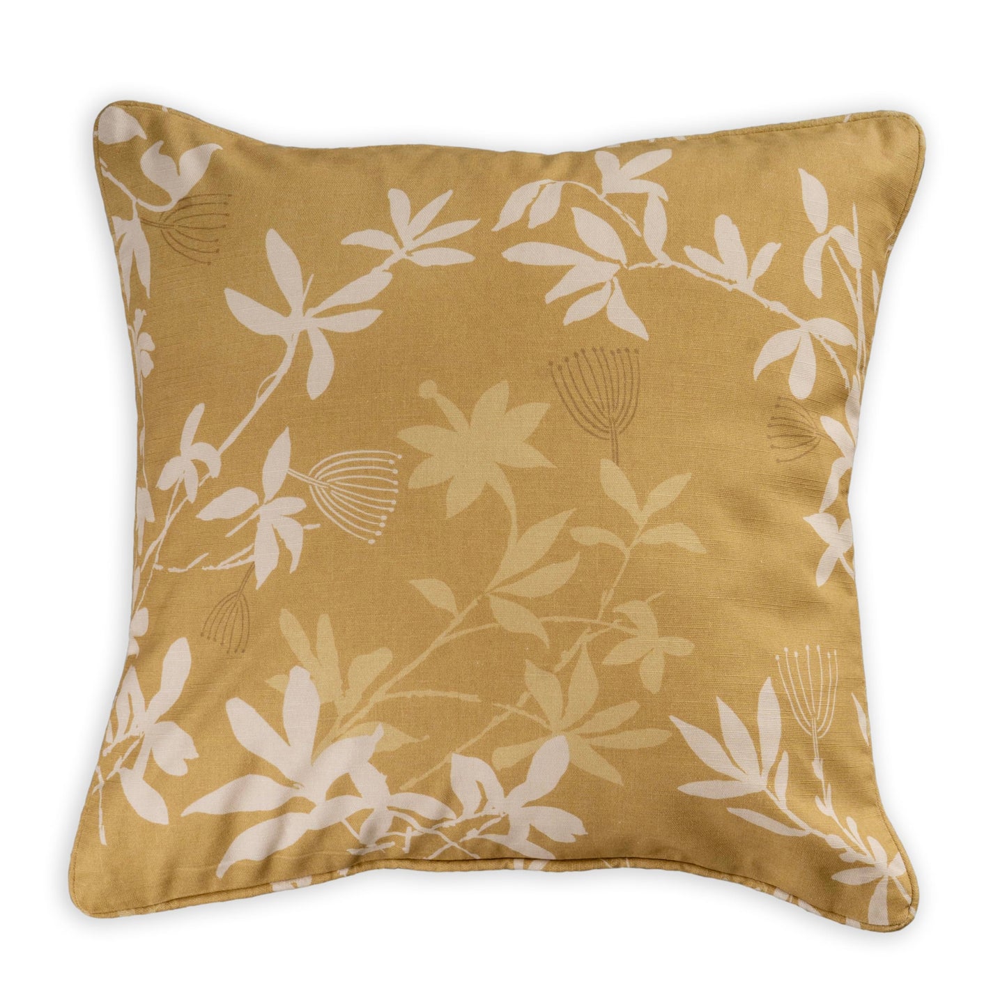 Maison d' Hermine Decorative Pillow Cover 100% Cotton, Toile Cushion Cover with Invisible Zipper for Bed, Living Room, Home Décor, Office, Sofa, The Miller - Denim - Spring/Summer (18"x18")