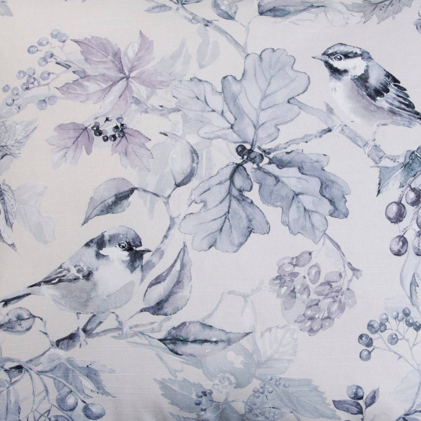 Maison d' Hermine Decorative Pillow Cover 100% Cotton, Toile Cushion Cover with Invisible Zipper for Bed, Living Room, Home Décor, Office, Sofa, The Miller - Denim - Spring/Summer (18"x18")