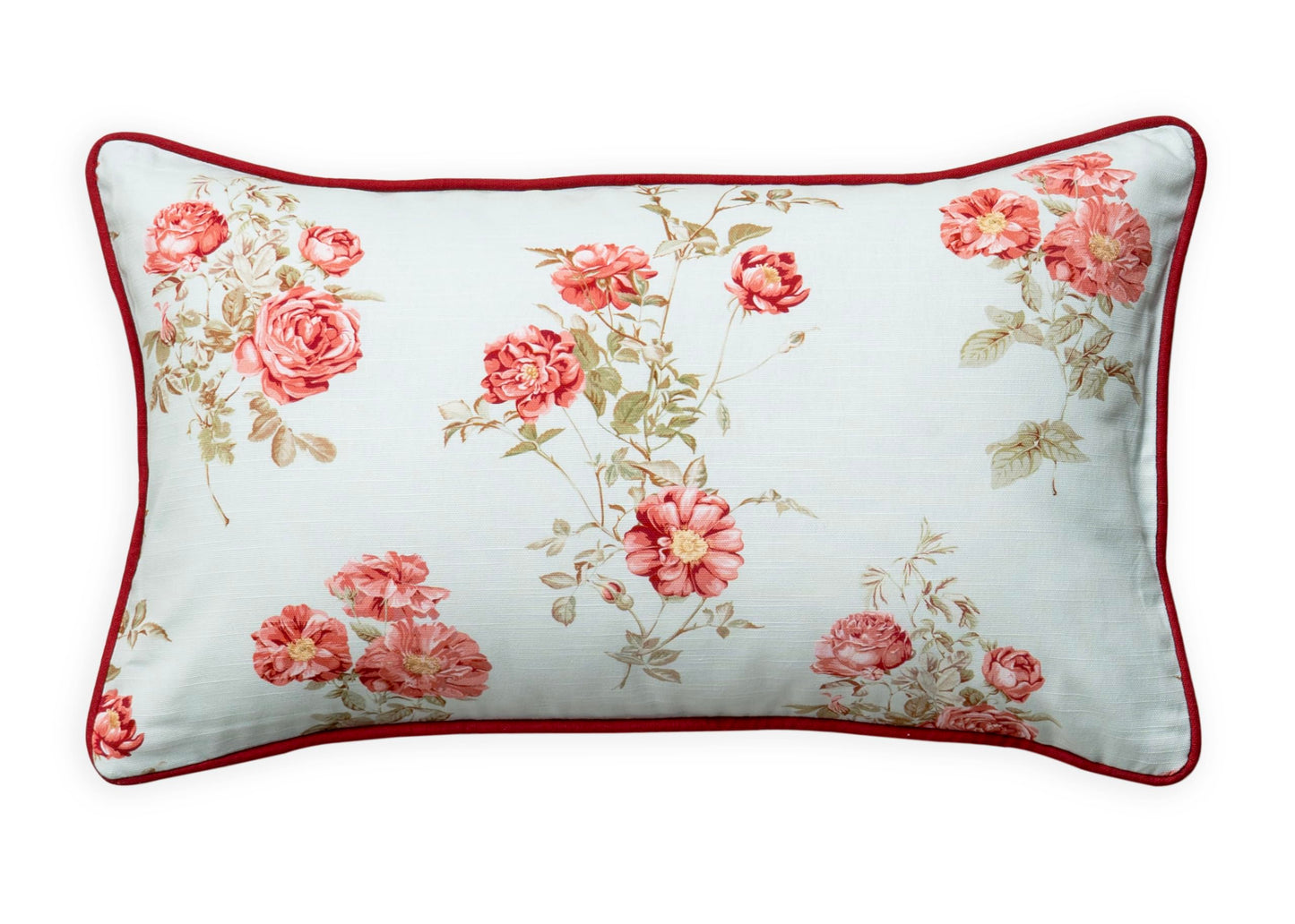 Maison d' Hermine Decorative Pillow Cover 100% Cotton, Toile Cushion Cover with Invisible Zipper for Bed, Living Room, Home Décor, Office, Sofa, The Miller - Denim - Spring/Summer (18"x18")