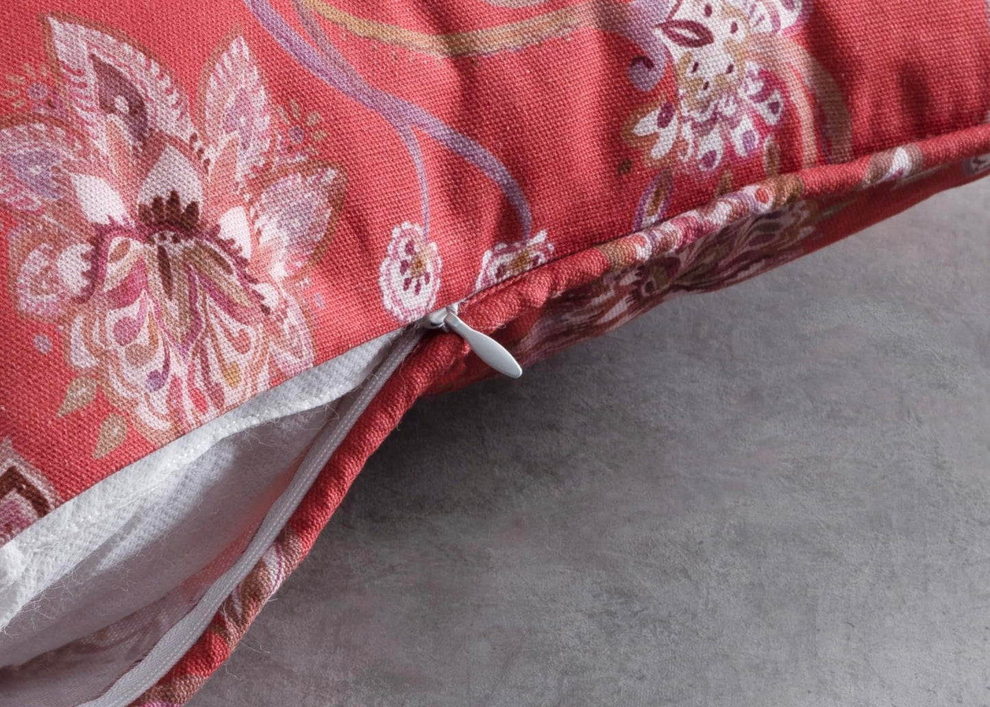 Maison d' Hermine Decorative Pillow Cover 100% Cotton, Toile Cushion Cover with Invisible Zipper for Bed, Living Room, Home Décor, Office, Sofa, The Miller - Denim - Spring/Summer (18"x18")