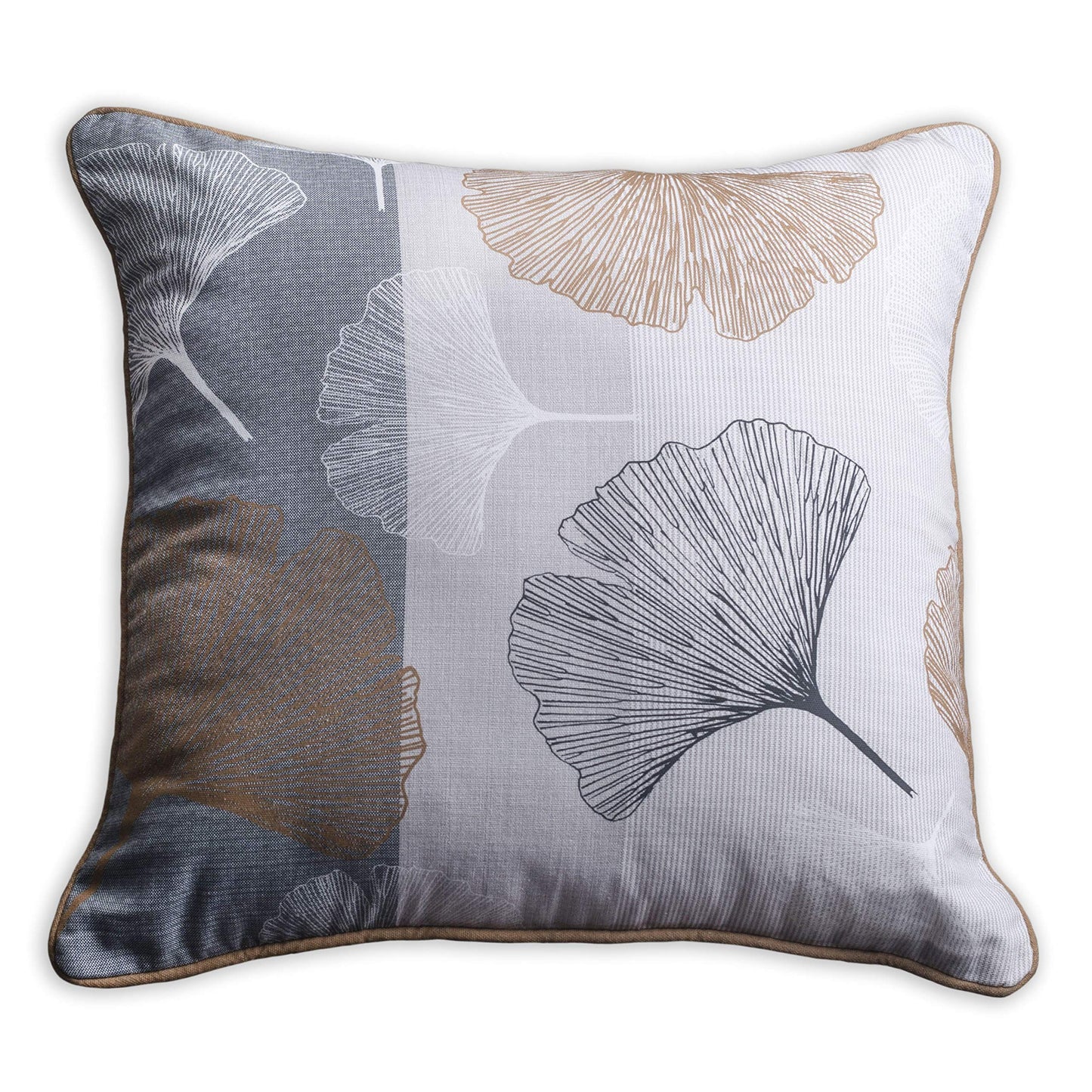 Maison d' Hermine Decorative Pillow Cover 100% Cotton, Toile Cushion Cover with Invisible Zipper for Bed, Living Room, Home Décor, Office, Sofa, The Miller - Denim - Spring/Summer (18"x18")