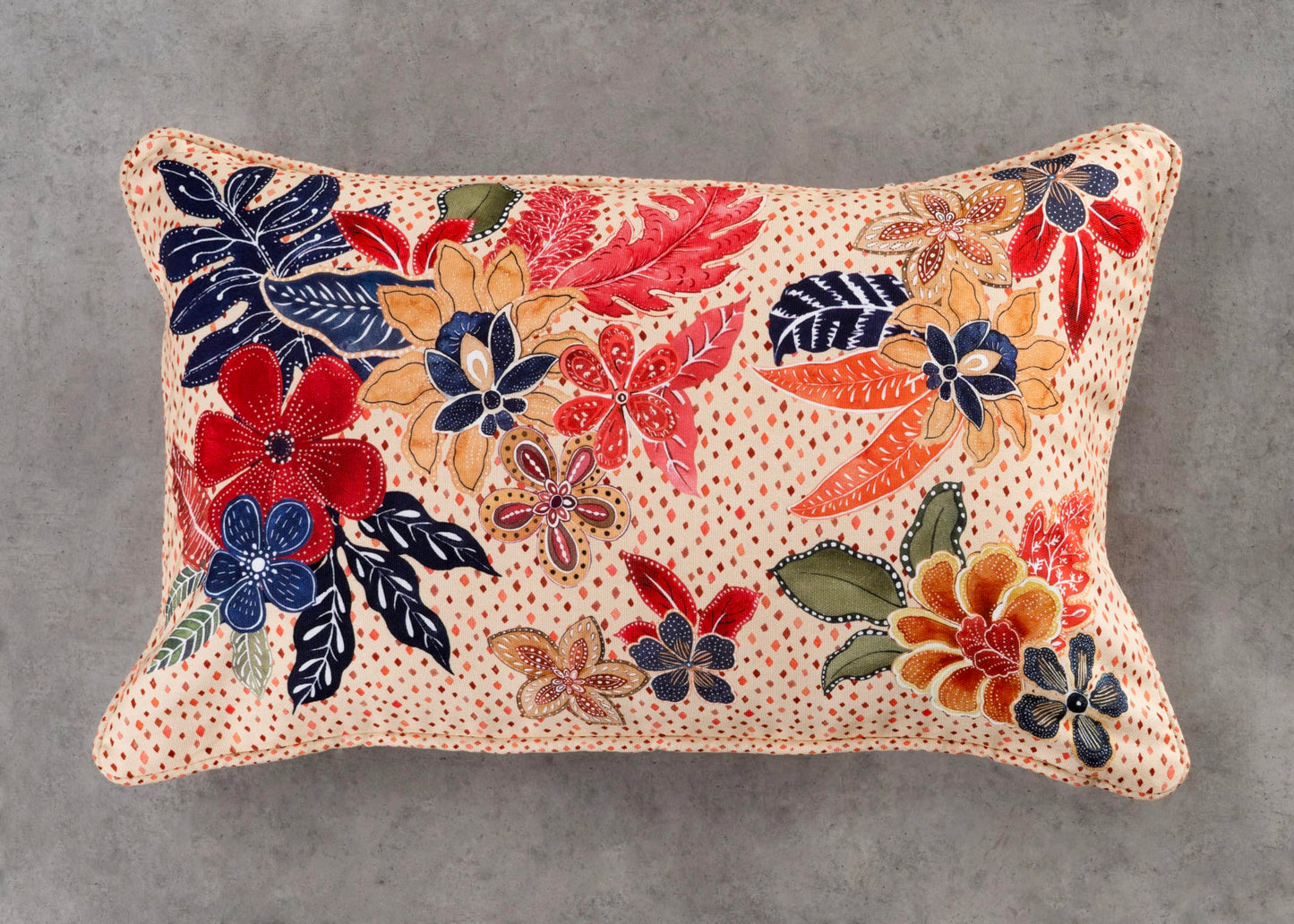 Maison d' Hermine Decorative Pillow Cover 100% Cotton, Toile Cushion Cover with Invisible Zipper for Bed, Living Room, Home Décor, Office, Sofa, The Miller - Denim - Spring/Summer (18"x18")