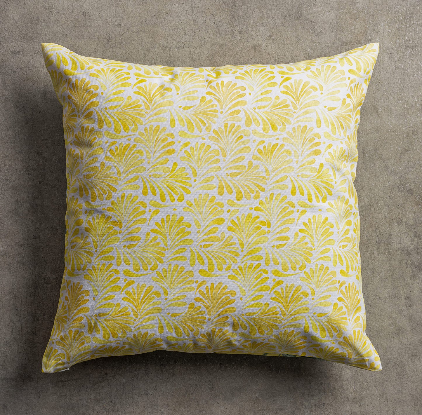 Maison d' Hermine Decorative Pillow Cover 100% Cotton, Toile Cushion Cover with Invisible Zipper for Bed, Living Room, Home Décor, Office, Sofa, The Miller - Denim - Spring/Summer (18"x18")