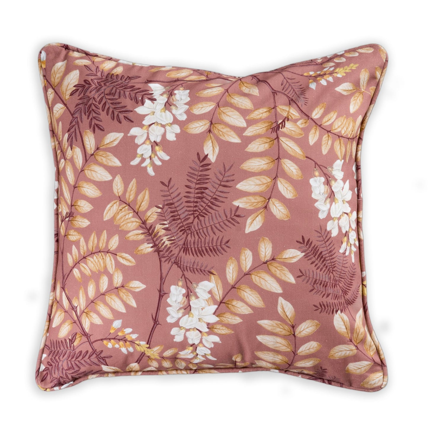 Maison d' Hermine Decorative Pillow Cover 100% Cotton, Toile Cushion Cover with Invisible Zipper for Bed, Living Room, Home Décor, Office, Sofa, The Miller - Denim - Spring/Summer (18"x18")